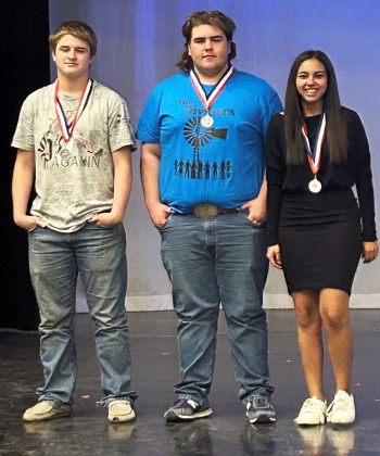 BEST LIGHT TECH Spur’s Steven Hulme was selected Best Light Tech at last week’s District One Act Play meet. | COURTESY PHOTO