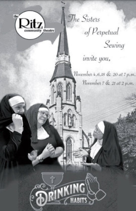 Ritz Theater troupe to perform comedy, ‘Drinking Habits’ starting next week