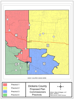Dickens Commission approves precinct redistricting