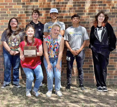 REGIONAL UIL HONORS The Spur ISD spelling team of Brandon Garza-West, Leah Munoz, Aracely Fraga, and McKenzi Allen placed 3rd at last week’s UIL Regional Academic Meet at South Plains College. | COURTESY PHOTOS