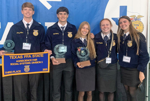 Jayton earns honors at the State FFA Convention last week n