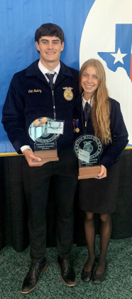 Jayton earns honors at the State FFA Convention last week n