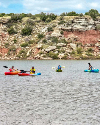 COOLANDCOLORFUL Whether you’re looking to test your speed on the water or just want to experience a splash-filled day of lake fun, paddlers are encouraged to get signed up today for Lake Mackenzie’s Sept. 5 race. | COURTESY PHOTO