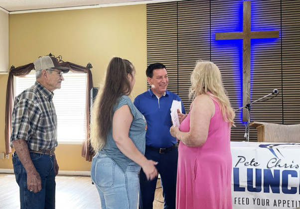 SPOTLIGHT ON PETE CHRISTY LUNCH CHURCH IN SPUR JULY 8