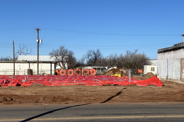 Concrete poured