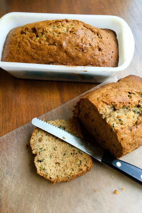 BAKED WITH LOVE During the time my husband was overseas while working for a government defense contract, banana bread was one of the things I baked and sent to him to bring a little bit of“home”into his life. | ANGELINA LaRUE PHOTO