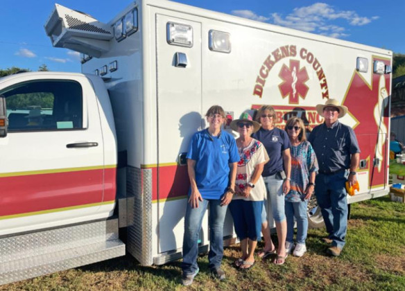 Dickens Co. gets new ambulance
