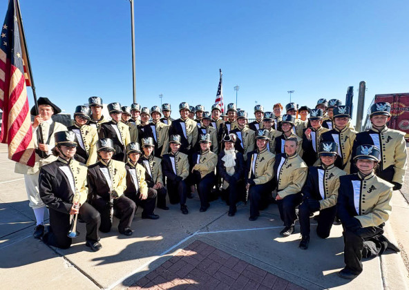 GOIN’ BAND FROM JAYBIRDLAND The Jayton band competed at the UIL Region 16 marching contest in Lubbock on Saturday, Oct. 17. | COURTESY PHOTO