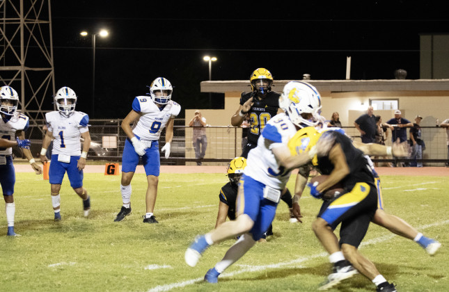 SPUR FOOTBALL The Bulldogs season opener took them on the road to Wellman-Union where they had a tough loss 26-22. | COURTESY PHOTOS