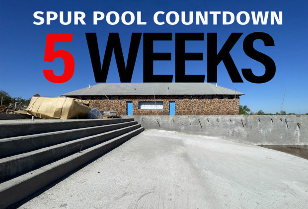 5 WEEKS TO GO until Memorial Day weekend — will Spur’s pool be ready in time for eager swimmers? The City of Spur is seeking a manager as well as lifeguards to begin training, and has asked Dickens County to supplement funding to get operations underway. | THE TEXAS SPUR