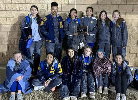 SPUR WINS Congratulations go to the high school and junior high Spurettes on winning the Golden Spur relays on a chilly, gray Saturday in Spur last week. | COURTESY PHOTO