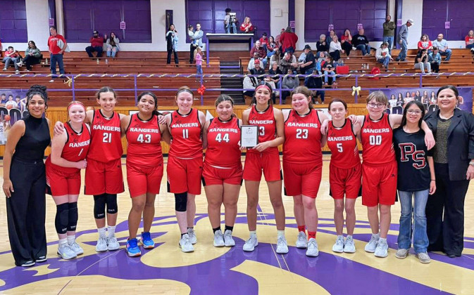 TOURNEY HONORS Congratulations go to the Patton Springs Lady Rangers on taking 2nd place in the Meadow Basketball Tournament last week. They came up short in a tough championship game, 54-52. | COURTESY PHOTO