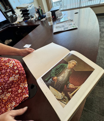 THOMAS HART BENSON completed a mural commission for Joplin’s Centennial in 1973, and the city’s Convention &amp;amp; Visitor Bureau keeps a wealth of reference information on hand.