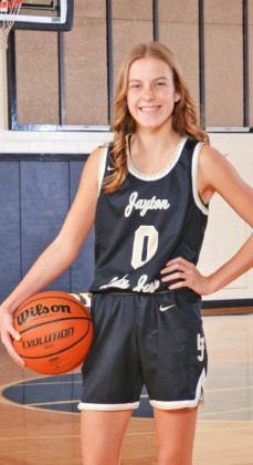 Jayton girls basketball All District honors