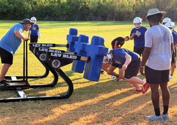 New Spur football coach MarkWeaver and the Bulldogs started two-a-day workouts on Monday. The team will host Midnight Madness Saturday, Aug. 8 at 12:01 a.m. at Jones Stadium in Spur.The Jayton Jaybirds also started their drills this week, in preparation for the 23rd annual Gridiron Classic, coming upThursday, Aug. 27 through Saturday, Aug. 29 at Jaybird Stadium. 