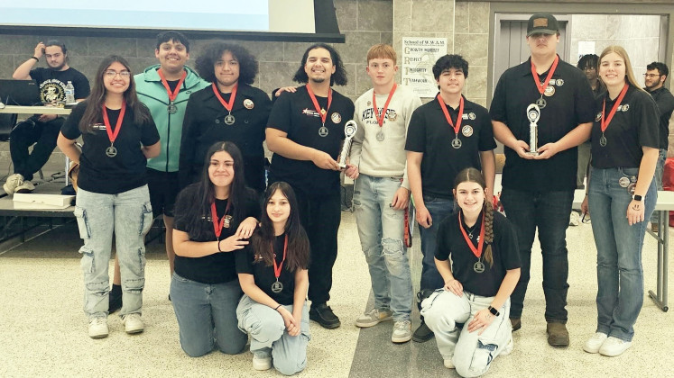 J BOTS WIN The Jayton J Bots robotics team won the Lubbock League Tournament last week and advance to the Area Championship. Hunter Abernathy was also recognized as a semifinalist for the Dean’s Award. The team also received 2nd for the Inspire Award. | COURTESY PHOTOS