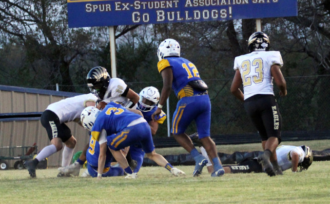 HOSTING KC This Friday night, Sept. 4, the Bulldogs will host the Knox City Greyhounds at home at Jones Stadium. | SPUR YEARBOOK