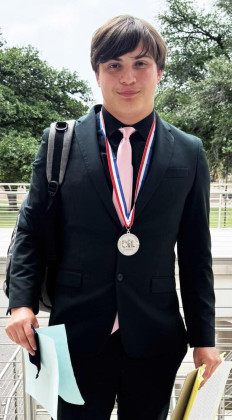 LINCOLN-DOUGLAS DEBATE Jesse Yanez qualified for State in the Lincoln-Douglas Debate event. | COURTESY PHOTO
