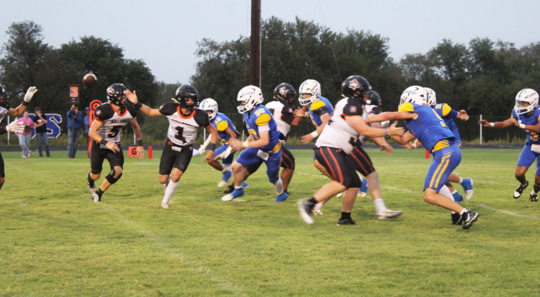 SPUR SCORES EARLY at home but trailed the Ira squad afterward. The Spur Bulldogs take on the Aspermont Hornets next week. | COURTESY PHOTOS