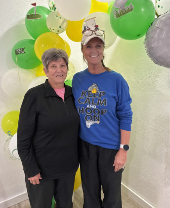 WOMEN’S WINNERS In ladies’ play during the 2026 Spur Golf Association Club Championship, Janie Day (left) won the Ladies’ Senior Division, while Charla Parsons won the Ladies’ Division. | COURTESY PHOTO
