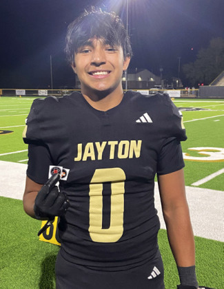STICKERPLAYEROFTHEGAME Lorenzo Vargas, Jayton junior, was selected Sticker Player of the Game by Texas 1A Fan. | TEXAS 1A FAN