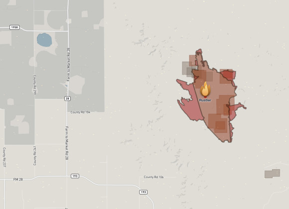FIRE RESPONSE involved volunteer departments from Dickens, Floydada, McAdoo and Spur, as well as the Texas A&amp;amp;M Forest Service, and TIFMAS (Texas Intrastate Fire Mutual Aid System), per social media posts. | FLOYDADA VFD, WESTERN FIRE CHIEFS FACEBOOK