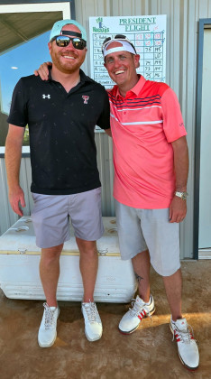 PRESIDENT’SFLIGHTWINNERS were Chase Ezell and Justin Erwin.
