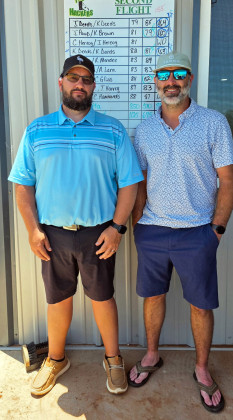 SECOND FLIGHT WINNERS were John Paup and Kody Brown.