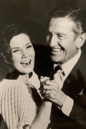 STILL SINGING AFTER ALL THESE YEARS From her home in Arizona, legendary singer Ralna English (at left, dancing with legendary musical host LawrenceWelk on his show) a onetime resident of Spur, described her current life. “I am just resting on my laurels these days,” she said. “I’m just having fun in my old age, at 82”—and still singing when the occasion arises. | COURTESY PHOTO