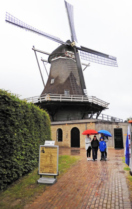 Paffords visit windmills — and a former exchange student