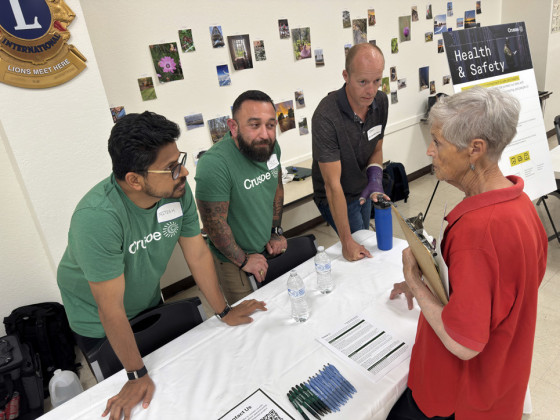 FACE-TO-FACE Citizens of Kent County were able to meet personally with representatives of Crusoe AI about the proposed data center. | TEXAS SPUR