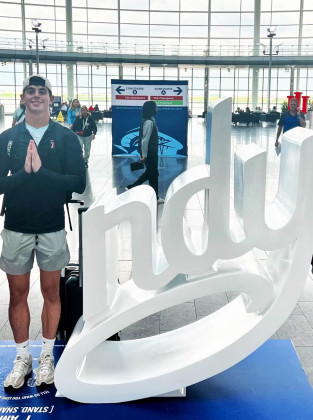 Griff Reel of Jayton recently travelled to Indianapolis and was only one of fourTexas students to represent their schools at the national NFHS conference. | COURTESY PHOTO