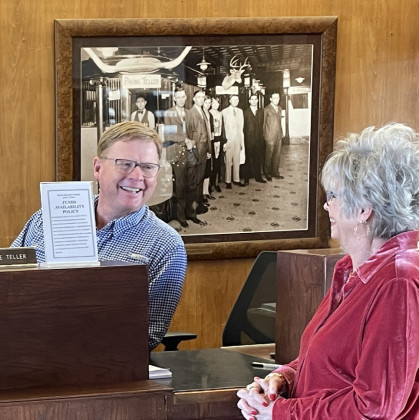 SAME PERSONAL SERVICE, MORE TECHNOLOGY When Spur Security Bank hosted a reception in December to honor retiring president Elaine Key (right), CEO Kevin Bass (left) and the team already had product and service enhancements in the works. | THE TEXAS SPUR