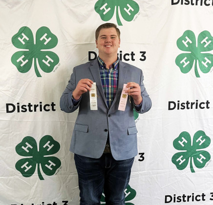 Congratulations go to Kent County’s Garrison Allen for placing 3rd on the District 3 4-H Educational Presentation contest and 4th in the Talent Showcase. | COURTESY PHOTO
