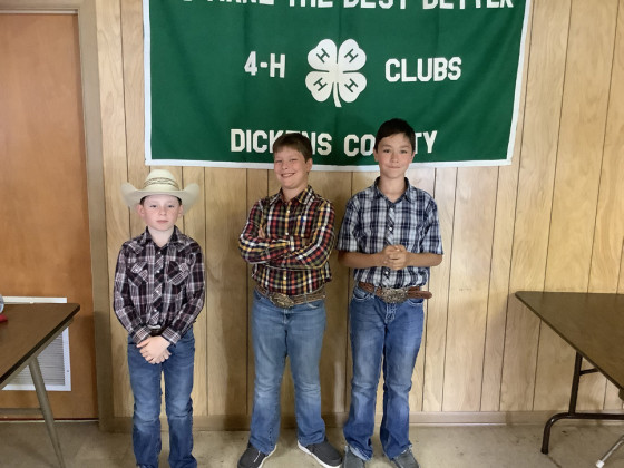 Dickens 4-H elects new officers