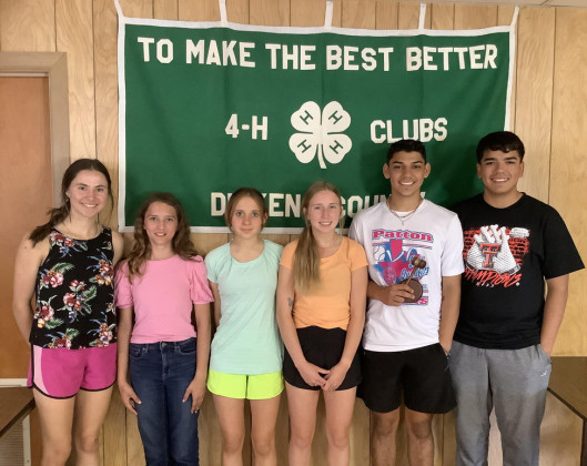 Dickens 4-H elects new officers