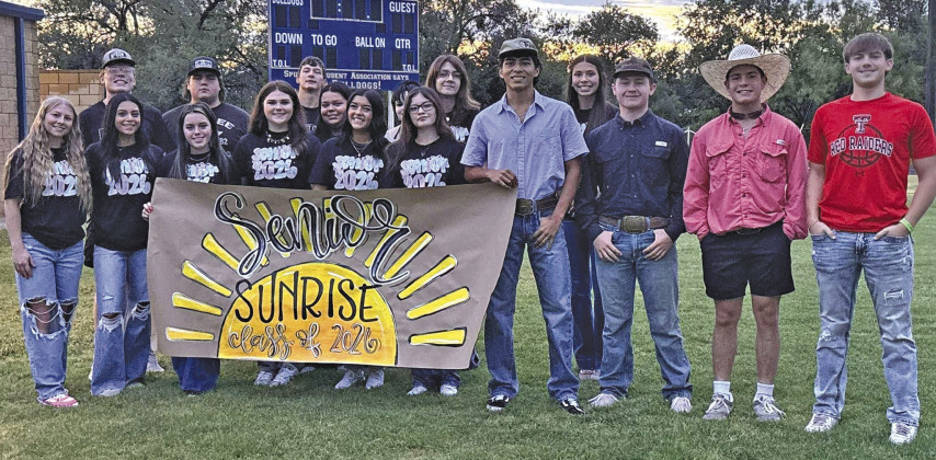 SPUR SENIOR SUNRISE These Spur 12th graders arose early on the first day of their last school year together, a tradition that is growing with high school seniors everywhere. | COURTESY PHOTO