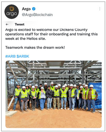 Argo making progress