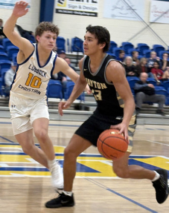 SEAN STANALAND drives around an LCHS player in a Jaybirds win over Lubbock Christian. | TEXAS SPUR