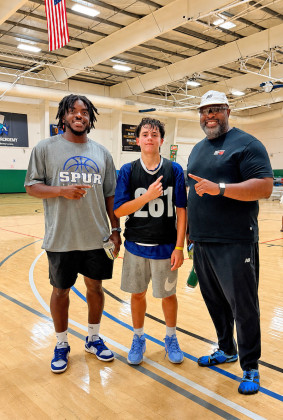 Spur’s Hall makes his mark on the basketball court—during the off-season
