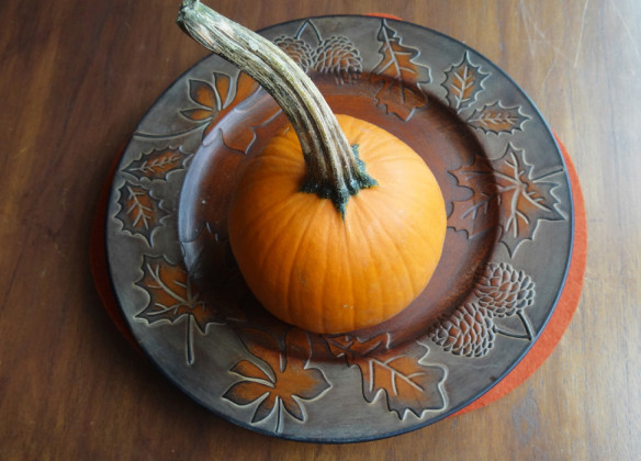 PUMPKIN PLUS PECAN This recipe has a creamier filling than ordinary pumpkin pie, and I used a crust that is embedded with coarsely ground pecans. I love the pumpkin and pecan flavors together! | ANGELINA LaRUE PHOTO