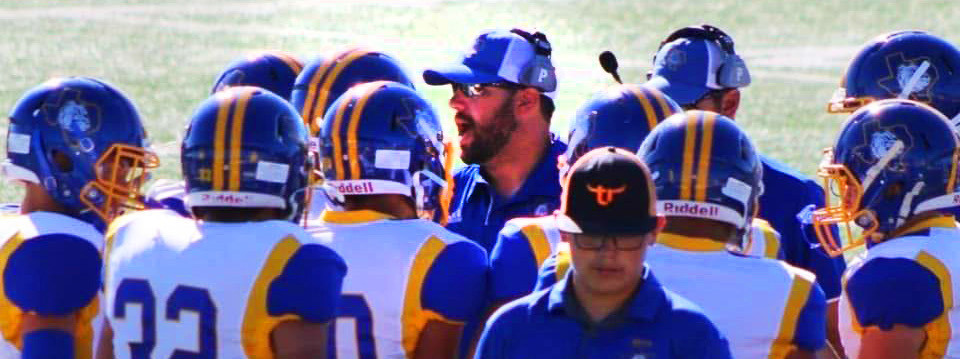 END OF THE SCHOOL YEAR typically brings changes in school leadership positions, including coaches—including, this round, at Spur ISD as head football coach Tate Clark (center) moves to Southland ISD. | COURTESY PHOTO
