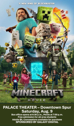 Palace Theater to show ‘A Minecraft Movie’ Aug. 9