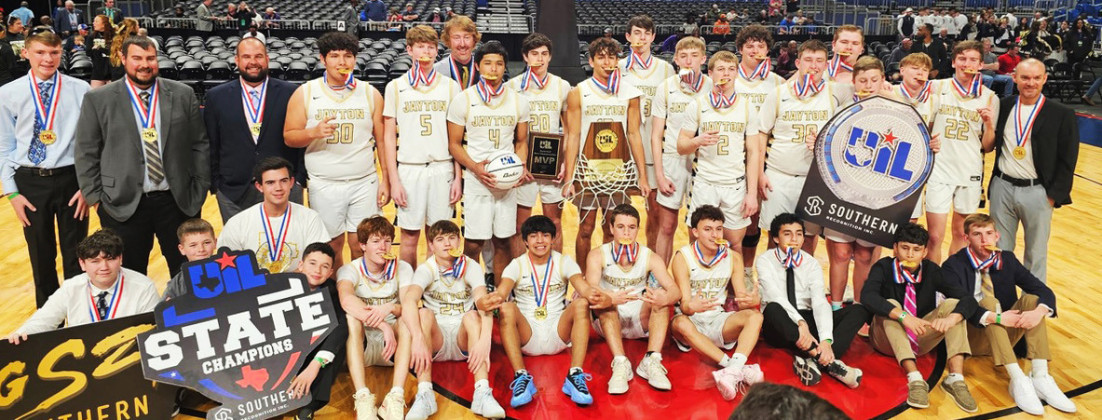2024-25 STATE CHAMPIONS were crowned March 6 at the Alamodome after the Jayton Jaybirds defeated the Bryson Cowboys 70-36. | UIL PHOTO