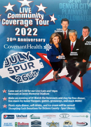 KCBD to make news in Spur July 26