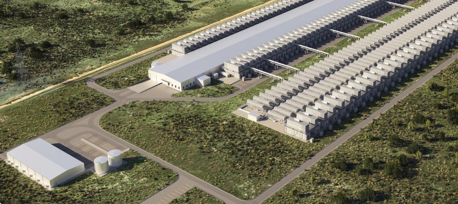 VIEW A DIGITAL RENDERING of the Helios plant in northern Dickens County at https://www.galaxy.com/data-centers. | GALAXY.COM