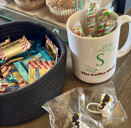 street at The Coffee Shop at 364 N. Main St., where patrons may also buy ice by the bag in addition to their hot or cold beverages, sweet treats, and daily lunch specials. | THE TEXAS SPUR