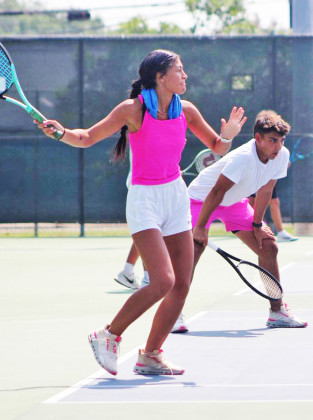 STATE MEDALISTS Patton Springs seniorsToryan Childers and Diezel Ramirez are 3-time StatetennismedalistsandState runners-up, bringing home the 2nd place medal this week in mixed doubles. | COURTESY PHOTOS