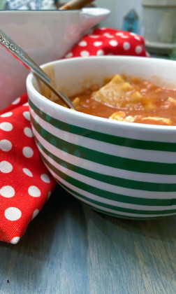 NOODLES AND BEANS are at the heart of this savory soup; add ground beef or Italian sausage for even more protein and flavor. | ANGELINA LaRUE PHOTO
