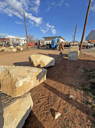 Rock on! Stone landscaping features set in Spur’s Rickels Park